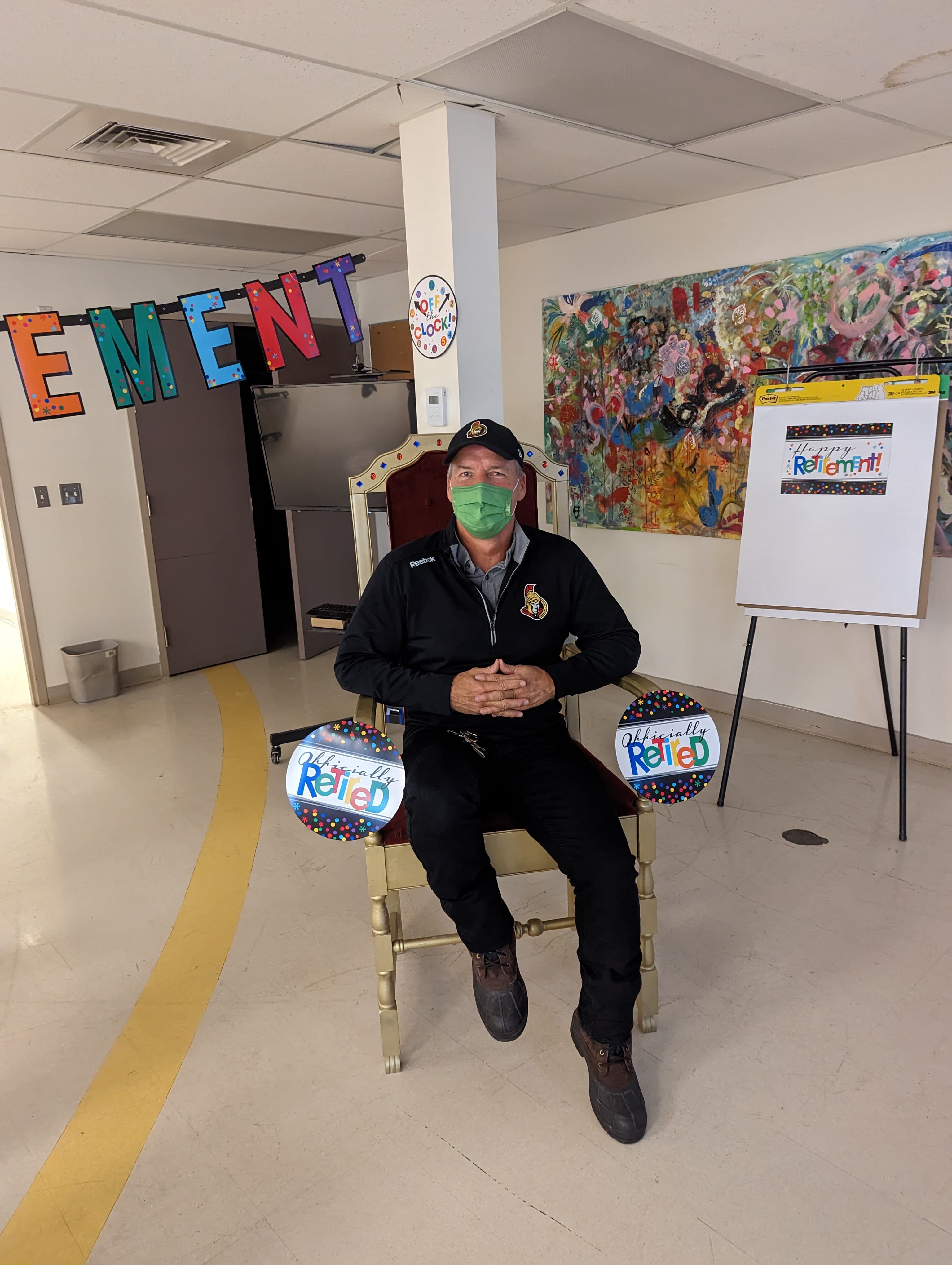 Denis' retirement party